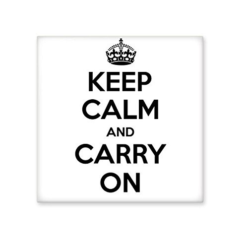 Décor de cuisine original avec carreau Keep Calm en céramique