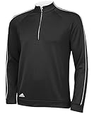 adidas Golf Men's 3-Stripes Piped 1/4 Zip Shirt