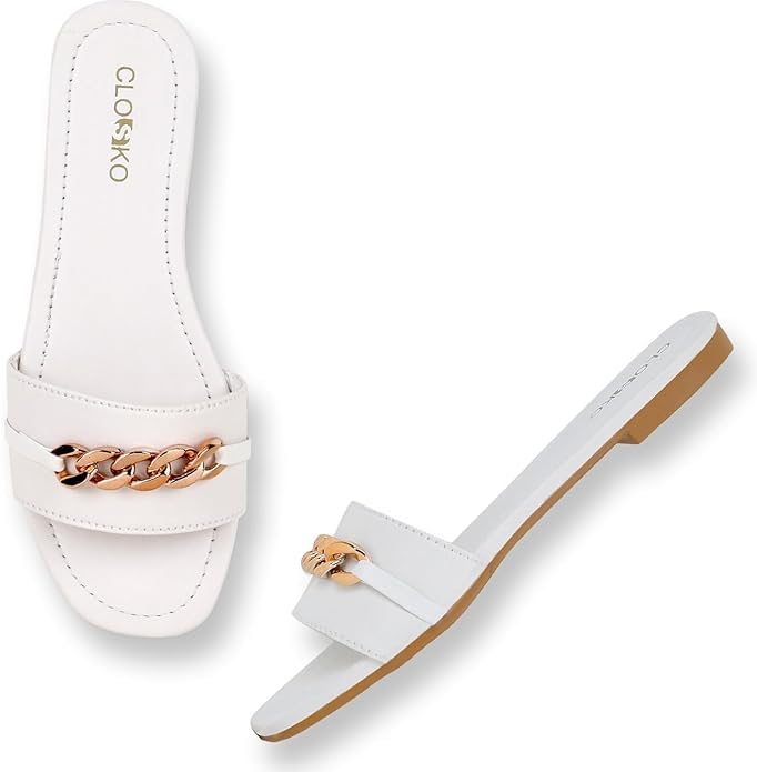 Ladies Casual Slip-On Sandals for Women Stylish Comfortable Lightweight Summer Fashion Slippers-picture-38