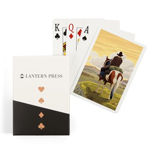 Baraja de Póker Cowboy y Caballo, 52 cartas