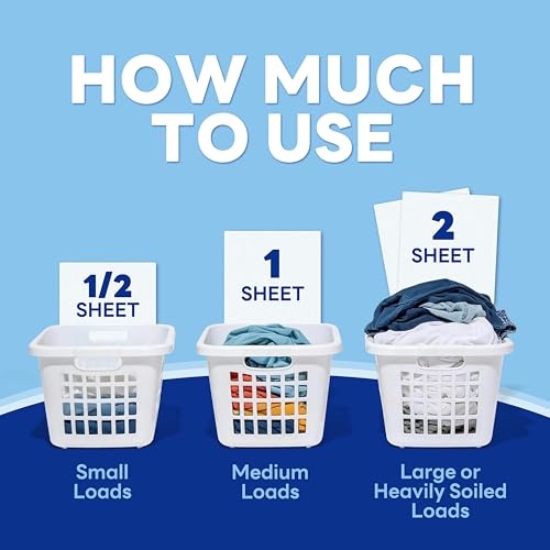Image of Laundry Detergent Sheets - 30 Sheets (60 Loads) | Linen Scent | Quick Dissolve, Enzyme-Enhanced Formula | Eco-Friendly, Compact Envelope Packaging | No Residue, Travel Size Laundry Sheet
