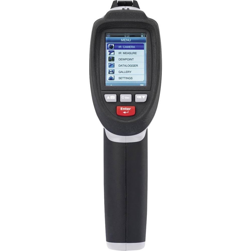 VOLTCRAFT IR-1600 CAM Infrarot-Thermometer Optik 50:1-50 - +1600 °C Pyrometer, Echtbildanzeige