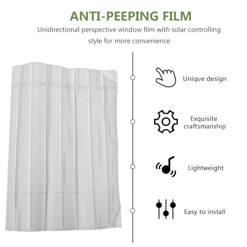Película para ventana anti-espionaje perspectiva unidireccional miniatura 3