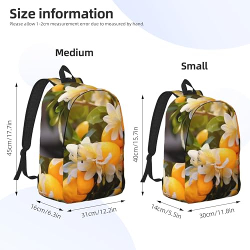 Mochila para laptop floral alegre ideal como bolsa de enfermera y campus universitario 4