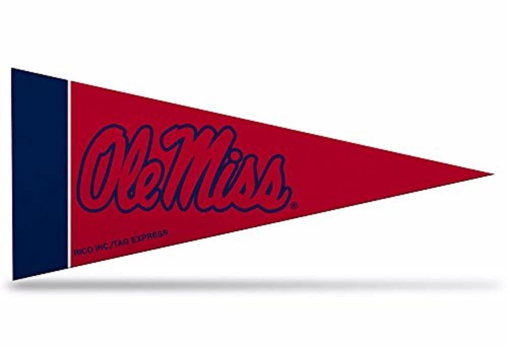 Rico Industries NCAA Mini Pennant Set 4" x 9" Felt Mini Pennant Team Set (Includes 8 Pieces)