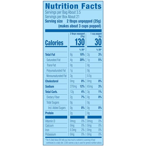 Image of Pop Secret Butter Natural Flavor Popcorn, 3.2 Oz, 6 Ct (Pack of 2)