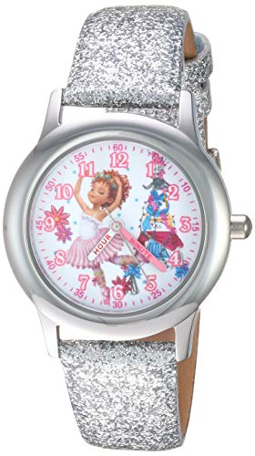 Montre analogique à Quartz Disney WDS000599 bracelet cuir enfant et adulte montre noire sobre