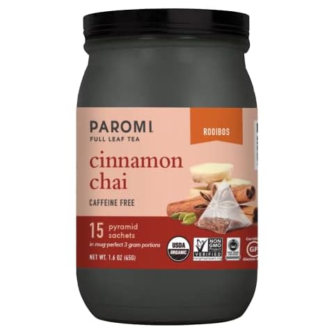 Paromi Cinnamon Chai Rooibos Organic Tea Cover