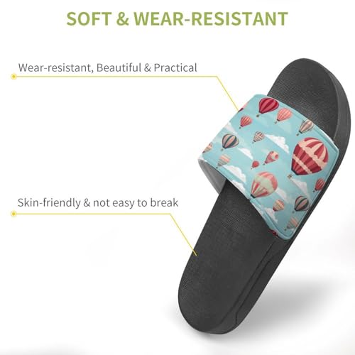 Hot Air Balloons House Sandals Non-Slip Bathroom Slippers Beach Summer Shoes for Men Women3