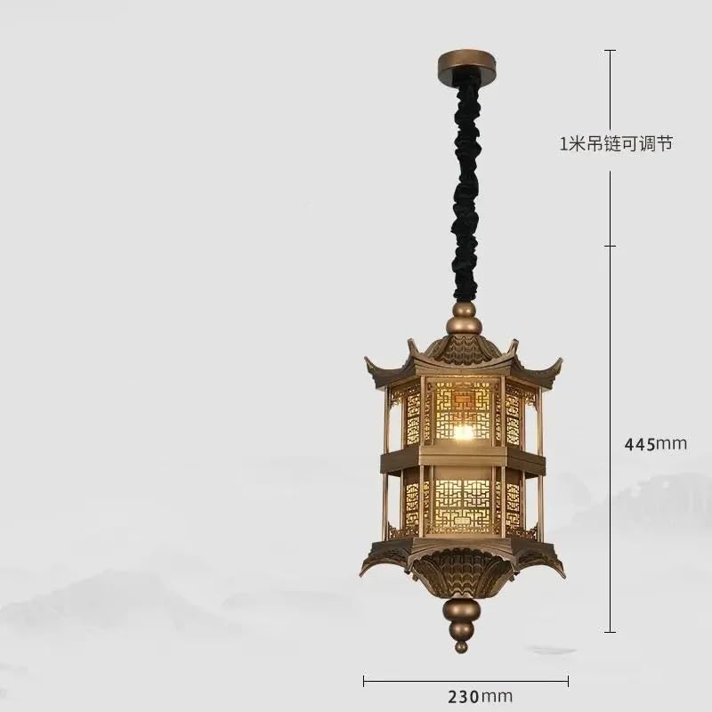 Suspension design chinois classique eclairez votre ilot de cuisine style retro chic - 3