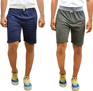Image of Men Cotton Shorts Combo (M, Combo 1)