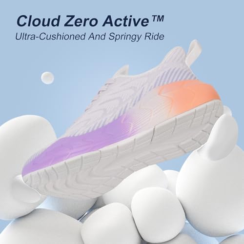 Hawkwell Women's Cloud Zero Active Cushion Running Shoes Walking Tennis Non Slip Workout Gym Athletic Fashion Sneakers2