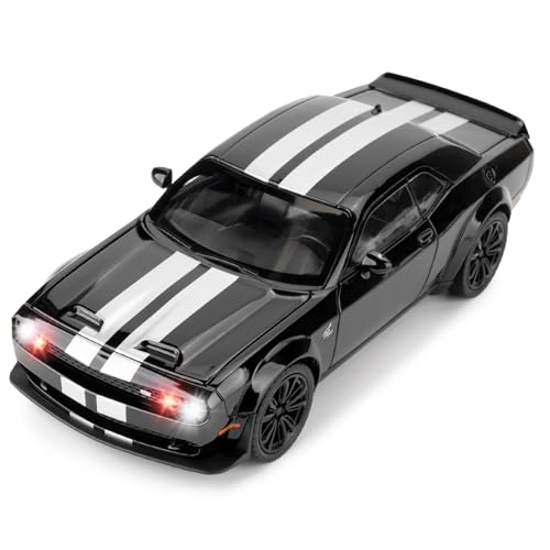 Regalo perfetto: questo modello di auto Hellcat è un regalo ideale per gli appassionati di auto, collezionisti di modelli e bambini. Combina divertimento e valore da collezione, permettendo a bambini e adulti di godere di questo divertente modello di auto pieno e sperimentare un piacere di guida straordinario;