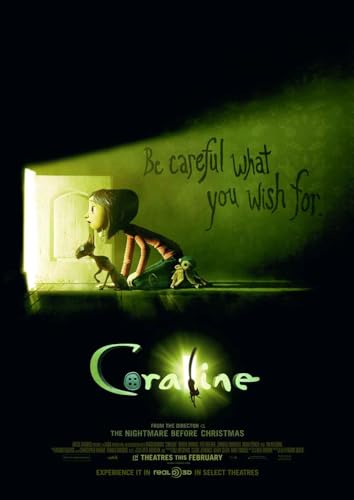 OMG Printing Poster del film Coraline, formato A3, 297 x 420 mm