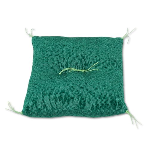 ミニザブトン 小さい 座布団 ざぶとん フィギュア 水晶 鉱石 風水 骨董品 置物 (緑)