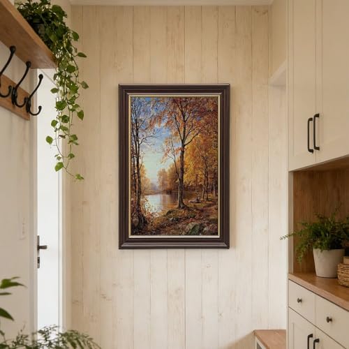 Impression sur toile William Trost Richards Indian Summer tableau haute définition - 6