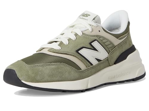 Image of New Balance Unisex 997R Dark Olivine /Sea Salt (Men 7 Medium Women 8.5 Medium)