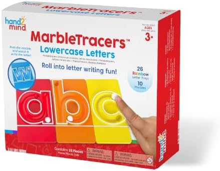 The Alphabet Forger 4 hand2mind MarbleTracers - Lowercase Letters, 26 Letter Trays, 10 ...