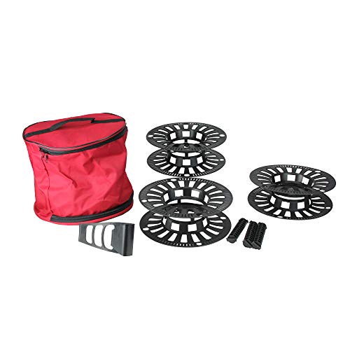 Image of Install N Store Christmas Light String Storage Reels and Bag- 12.5 inch