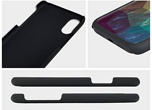 ikins iPhone XS Max 天然貝ケース Water flower ブラックフレーム (アイキ(中古品) Amazon.co.jp: ikins iPhone XS Max 天然貝ケース Water flower