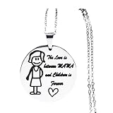 New 2025 Hija Mia Nucnca Olvides Cuanto Te Amo Heart Stainless Steel Chain Necklace for Women Mama Jewelry Collar para Mi Hija Jewelry Fashion Accessories Creative Gift