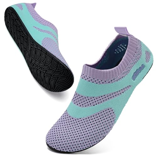 Image of WateLves Barefoot Water Shoes for Women Men Travel Slippers Socks House Shoes Quick-Dry Aqua Socks for Beach Swim Pilates Yoga Dancing Camping Must Haves