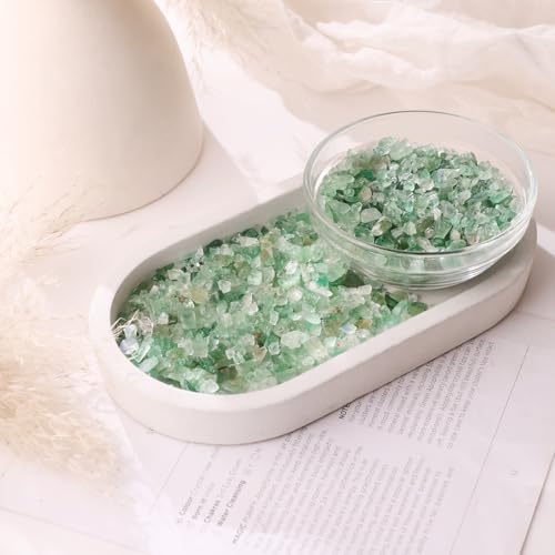 Image of Natural Green Strawberry Quartz Crystal Chips 50 gm |Polished Healing Gemstone Chips for Meditation, Reiki, Energy Work, Crystal Collection, Home Decor, Feng Shui & Vastu Stones