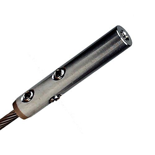 Preisvergleich Produktbild Hamburger Tauwerk Fabrik 10 x Spannschraube - Seilspanner - für Geländerfüllung / 4mm Drahtseil