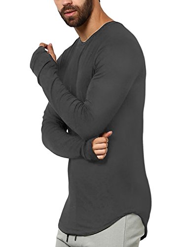 Image of Pause Men's Solid Slim Fit T-Shirt