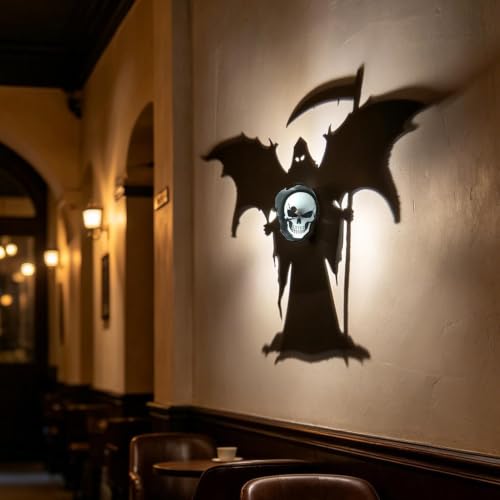 Luz para dormitorio y decoración de Halloween en paredes 3