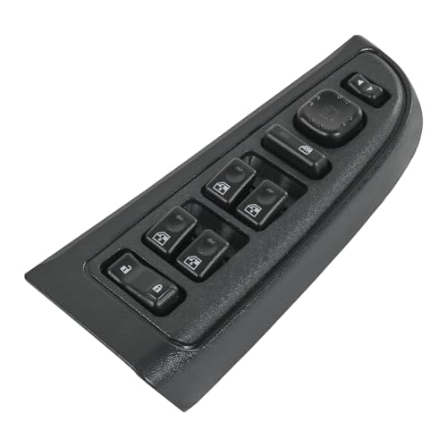 DICMIC Front Driver Side Master Power Window Switch and Door Lock & Black Bezel Assembly Compatible with 2003-2007 Chevrolet GMC Cadillac Select Model Replace# 15883320 920-020 DWS-241