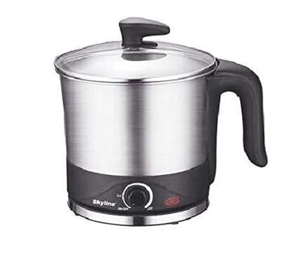 Skyline Stainless Steel Electric Kettle VT 7070 (Black and Silver)