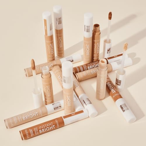 Catrice Instant Bright Serum Concealer, Nr. 010C, Nude, feuchtigkeitsspendend, langanhaltend, strahlend, für trockene Haut, vegan, ölfrei, ohne Konservierungsstoffe, ohne Parabene, 3er Pack (3x5ml)