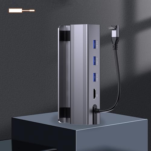 Station de charge SteamDeck HDMI 4K 60Hz avec port Ethernet pour un streaming fluide