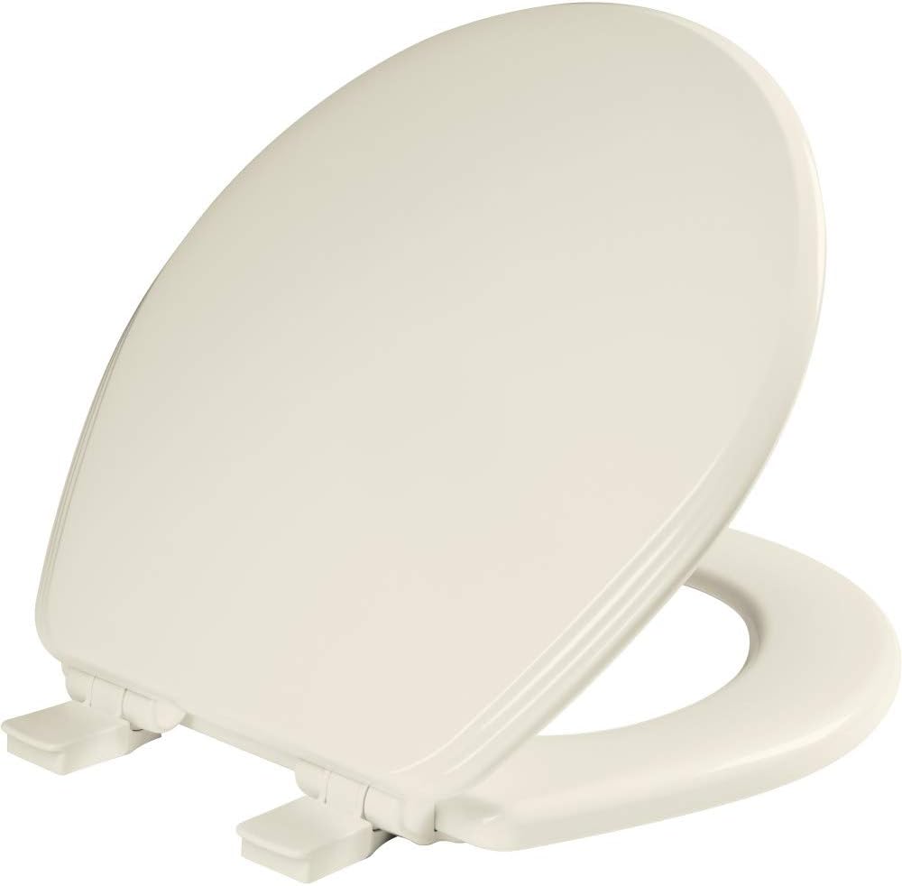thumbnail image 2 of Bemis Elongated Closed Front Toilet Seat In Crane White With Easy Clean And Change Hinge 2 of 13