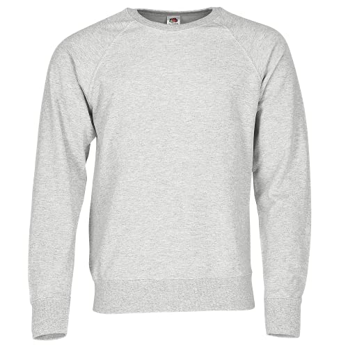 Fruit of the Loom Men's Classic Long Sleeve Sweatshirt - Grey - X-Large
