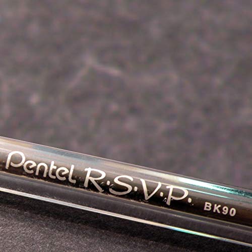 Caneta Esferográfica R.S.V.P, Pentel, Preta/ Azul