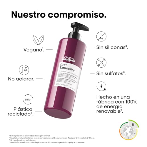 L’Oréal Professionnel, Crema Gelificada De Definición, para Cualquier Tipo De Rizos & Ondas, Curl Expression, 250 ml - imagen 7