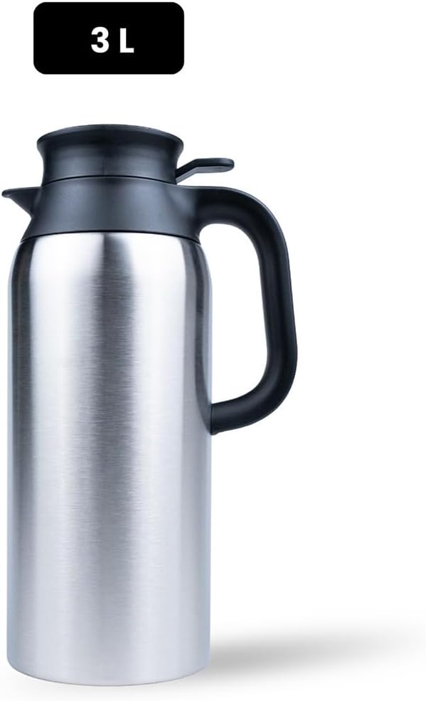 Porsima 2125 DailyServe Çift Katmanlı Paslanmaz Çelik Termos Çay Termosu Su Termosu 3lt