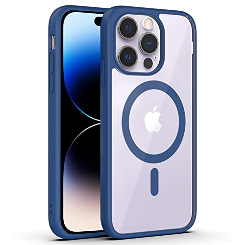 Zapcase Back Case Cover for iPhone 14 Pro | Compatible for iPhone 14 Pro Back Cover | Scratch-Resistant Back Cover | Navy Blue
