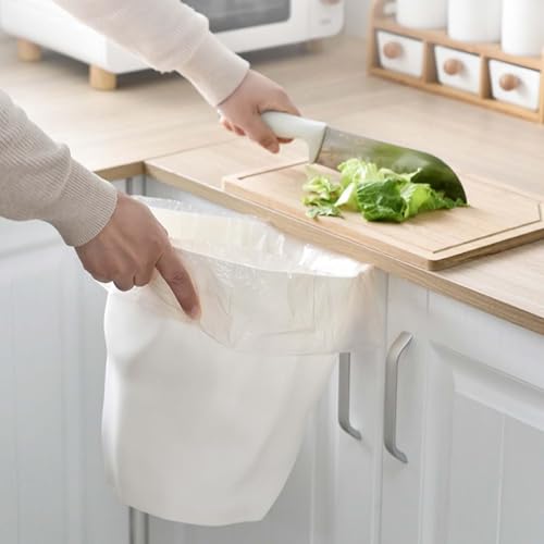 Miniatura 2 de Siabiced Basurero Moderno Sin Tapa De Pp Resistente A Humedad Y Fácil De Limpiar Para Cocina Baño Y Habitación Infantil, 24.5 Cm X 25 Cm