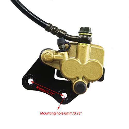 Image of PRO BAT Front Disc Hydraulic Brake Master Cylinder Caliper Assembly + 190mm /7.48 inch Disc Brake Rotor + Brake Pads for 50cc 70cc 90cc 110cc 125cc Chinese Dirt Bike Pit Bike Atomik SSR Apollo