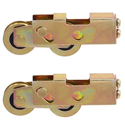 2Pcs Sliding Patio Door Rollers 1-1/4Inch Sturdy Sliding Door Bearing Wheel Sliding Glass Doors Windows Wardrobes Replace Roller - View #4