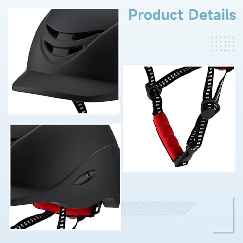 Casco de equitación ajustable para hombre y mujer talla M antiimpactos 3