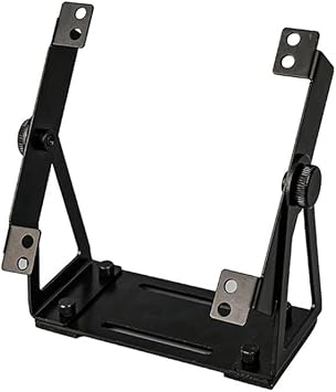 120&140mm External Cooling Fan Mount Stand Multi-Purpose Bracket for PC Fan, 360 Degree Rotation in PC Case, Black