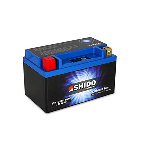 SHIDO LTX12-BS LION -S- Batería de ion de litio, color azul