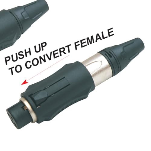 Image of MX 3 Pin XLR Microphone pin Pure Copper Nickel Plated for High Conductivity microphone (3-pin XLR male(Unisex), Pack of 2, Male Connector)
