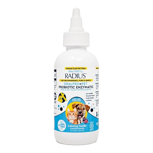RADIUS OralPro+ Pet Probiotic Dental Water Additive (Enzymatic), Concentrate, 4 OZ
