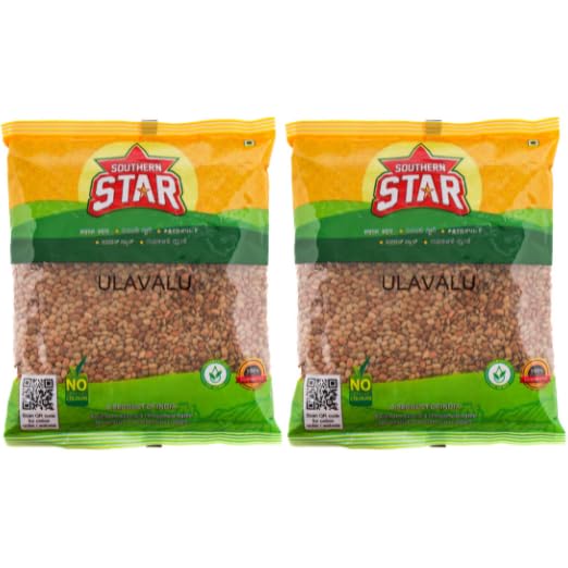 Image of Southern Star Premium Organic & Original Kulthi Dal 900g (450g*2, Pack of 2) Ulavalu, kulath dal, Horse Gram, Kollu, Hurali Kalu, macrotyloma uniflorum, Kulthi Beans, Paruppu, gahat dal, Low GI index | Kidney Cleanser