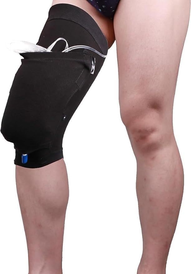 Catheter Leg Bag Holder Sleeve Urinary Drainage Bag Urine Leg Bags Covers Reusable Catheters Incontinence Supplie,L
